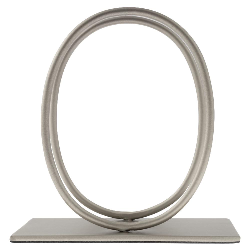 Karma Gifts Silver Oval Metal Napkin Holder