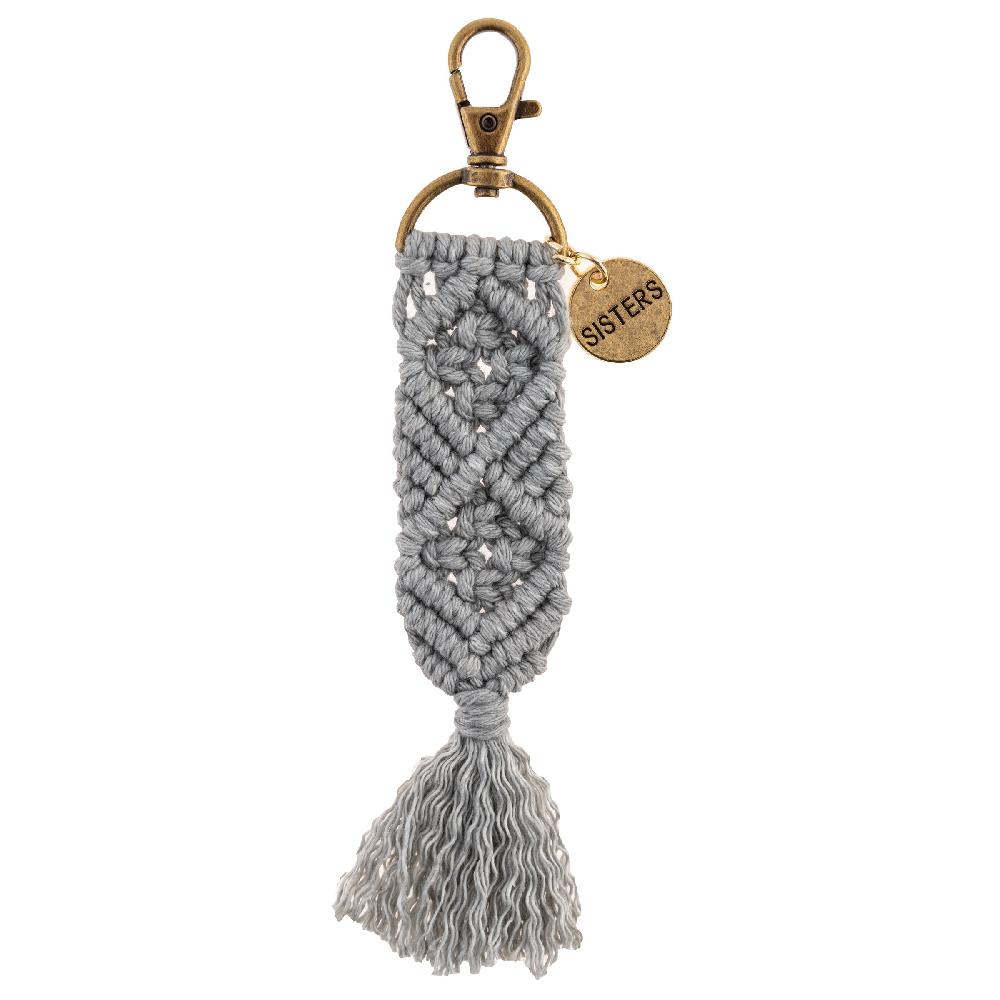 karma gifts Sisters Macrame Keychains