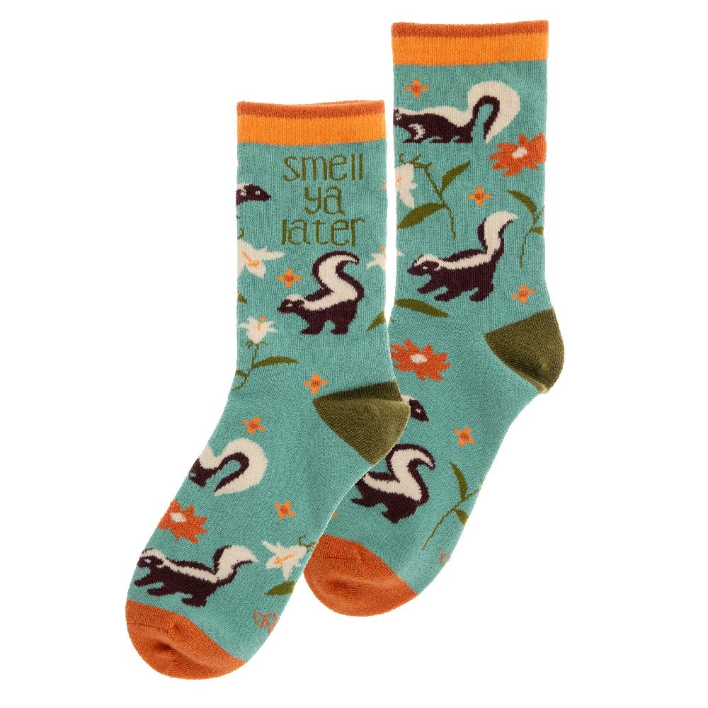 karma gifts Skunk Crew Socks