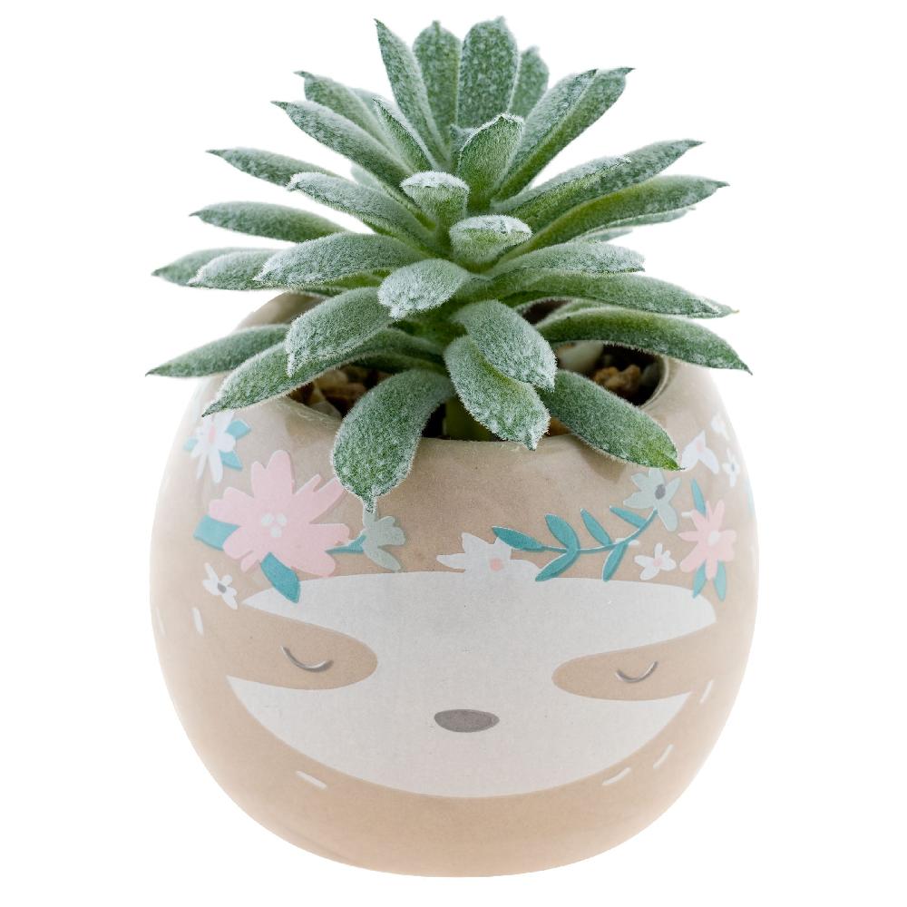 karma gifts Sloth Shaped Succulent Pot