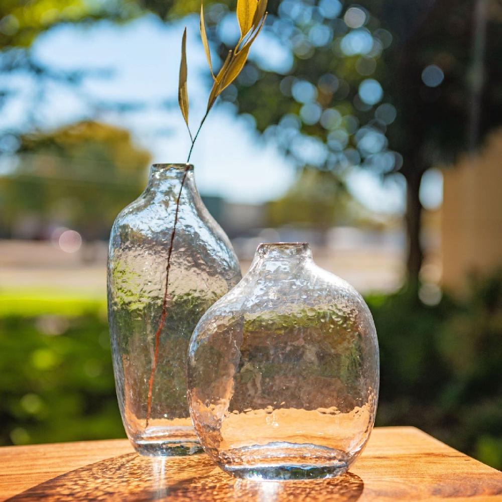 Karma Gifts Small Clear Organic Shape Vase