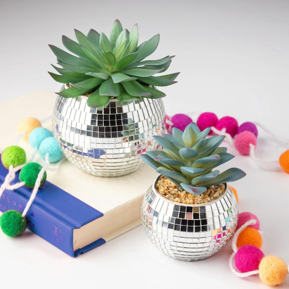 Karma Gifts Small Disco Succulent Pot
