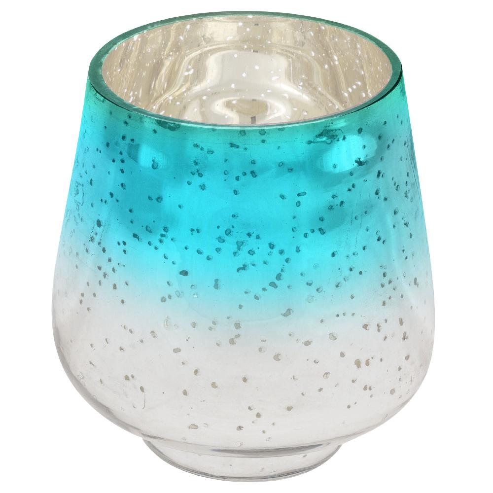 karma gifts Small Turquoise Mercury Votive