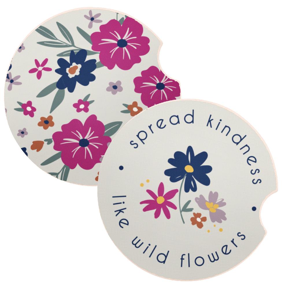 karma gifts Spread Kindness Car Coasters