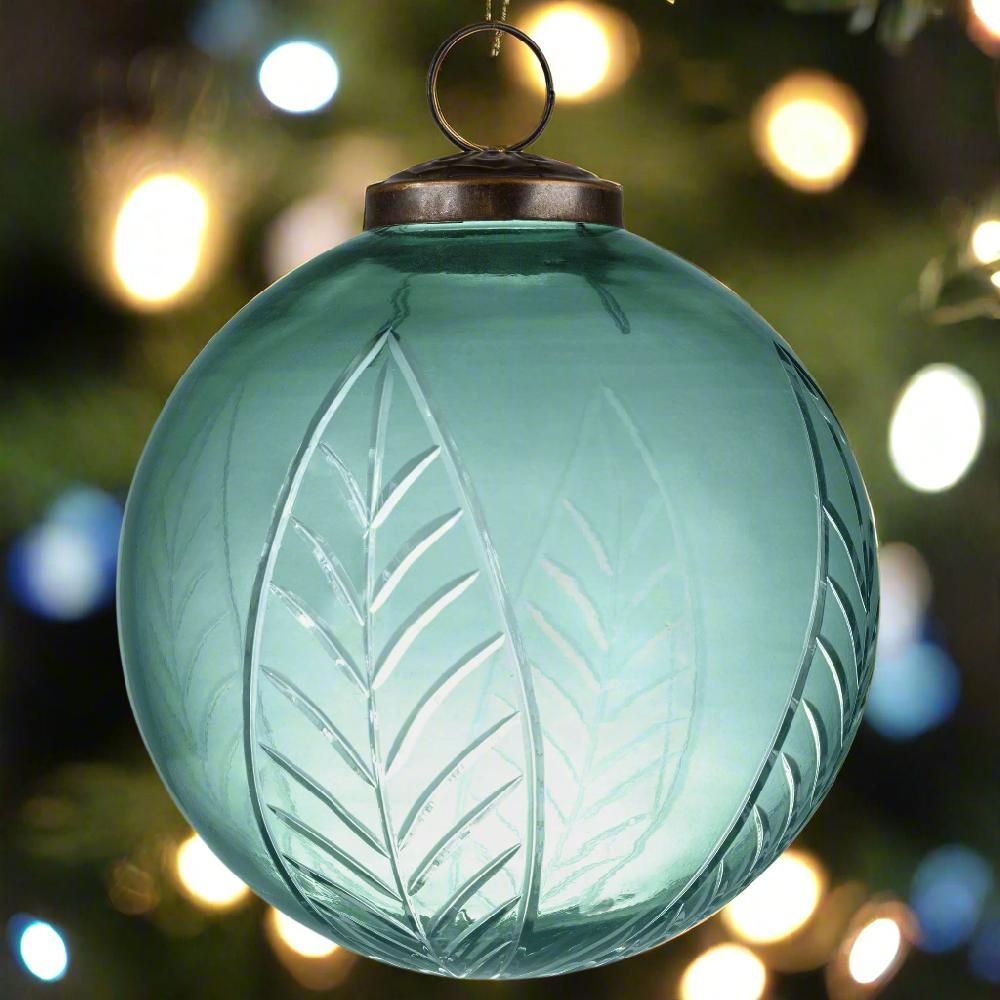 Karma Gifts Spruce 4" Spruce Etched Glass Ornament