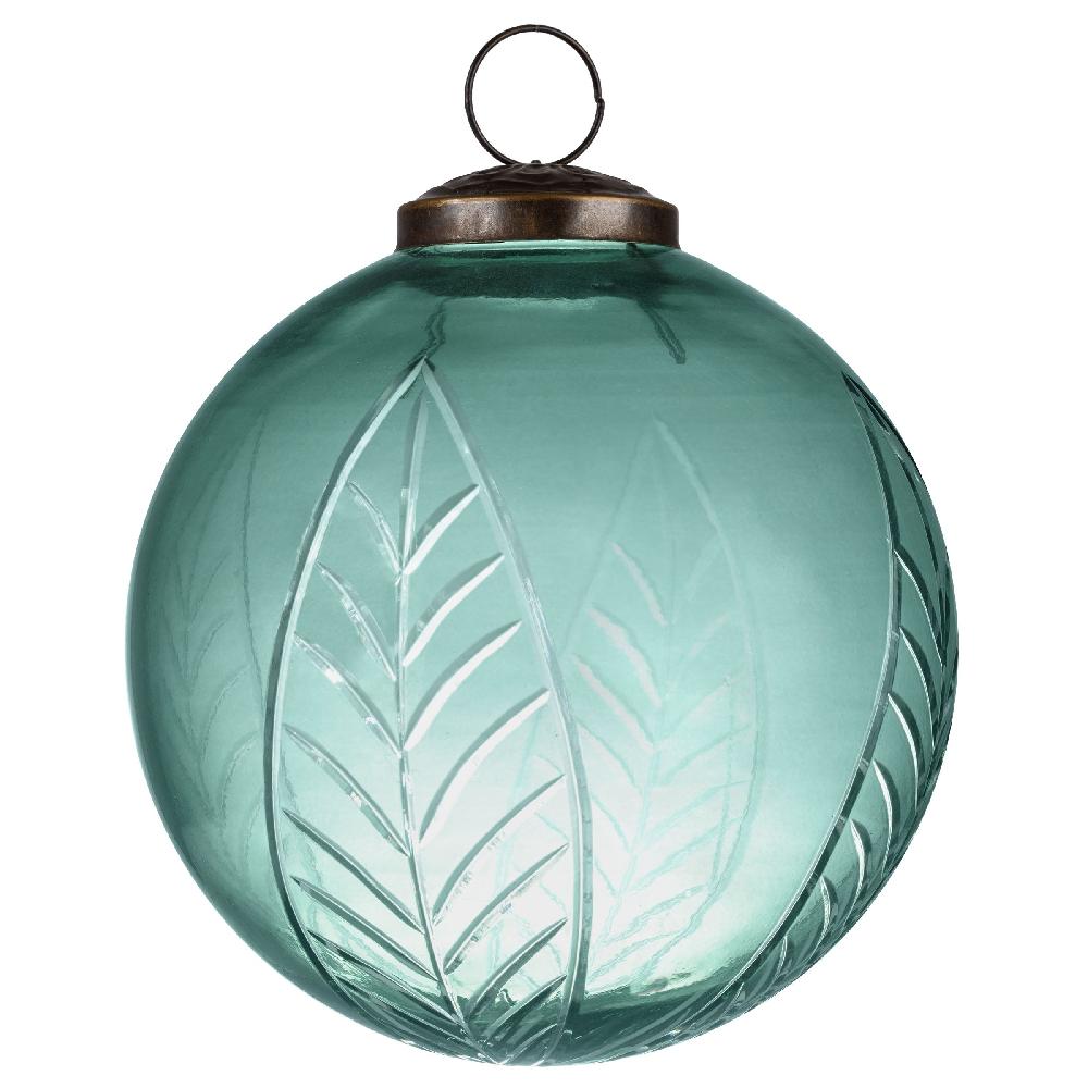 karma gifts Spruce 4" Spruce Etched Glass Ornament