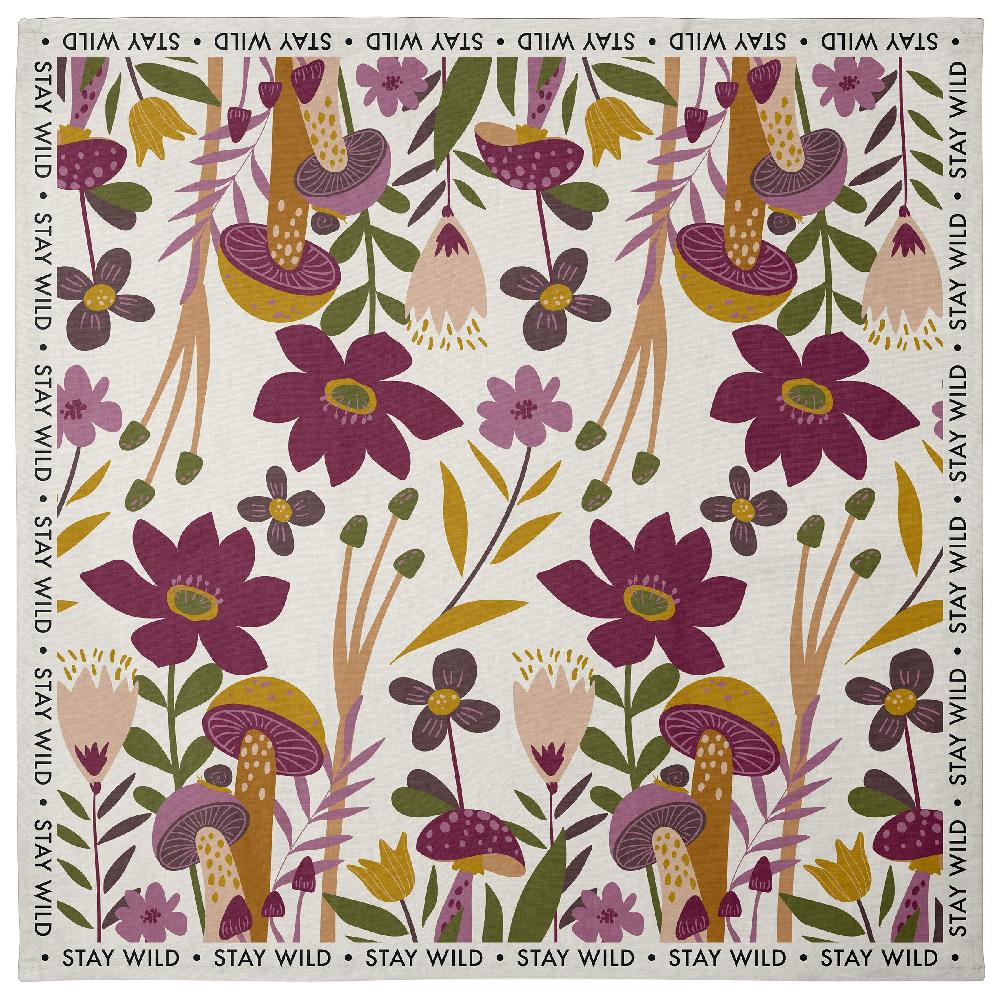 Karma Gifts Stay Wild Shelly Tea Towel