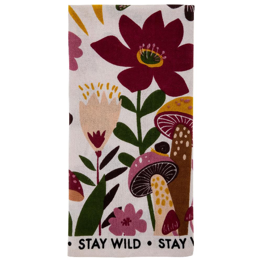 karma gifts Stay Wild Shelly Tea Towel