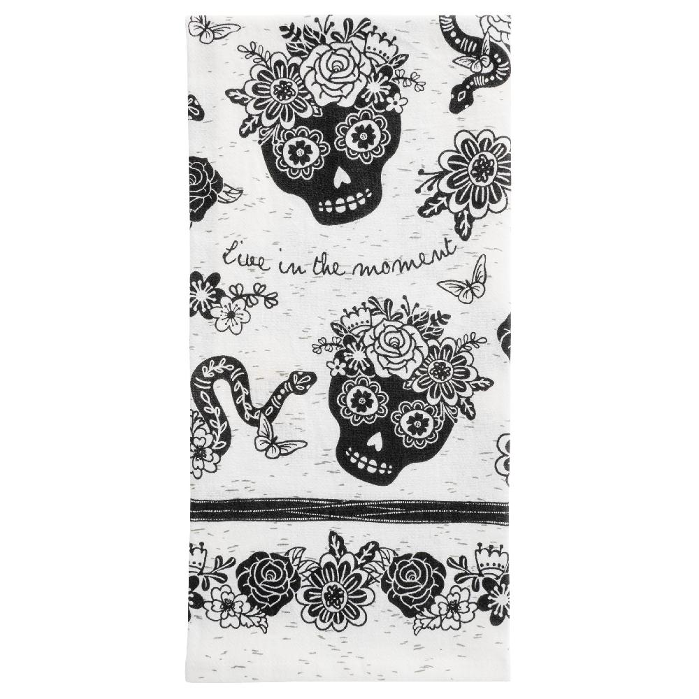 karma gifts Sugar Skull Boho Tea Towels
