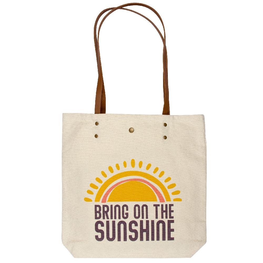 karma gifts Sunshine Cotton Canvas Book Bag