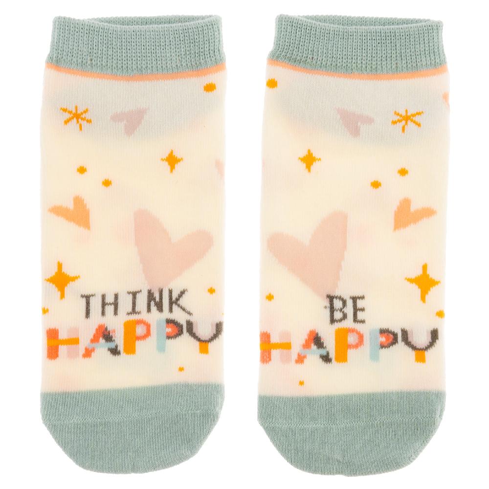 karma gifts Think Happy Ankle Socks