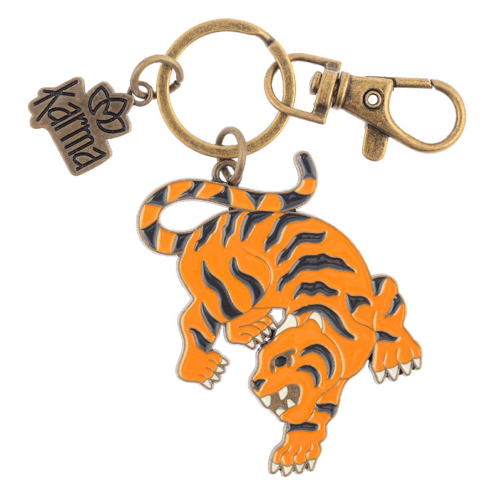karma gifts Tiger Enamel Key Chains