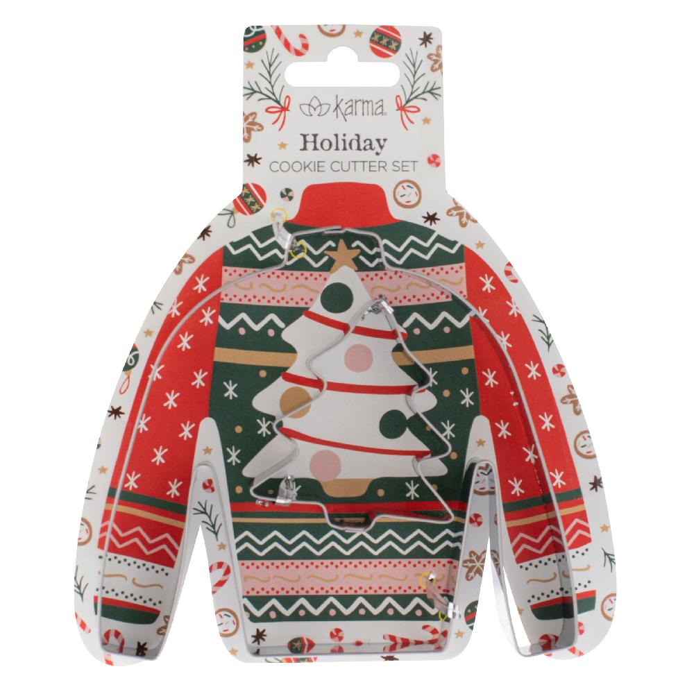 karma gifts Tree Holiday Cookie Cutter Set