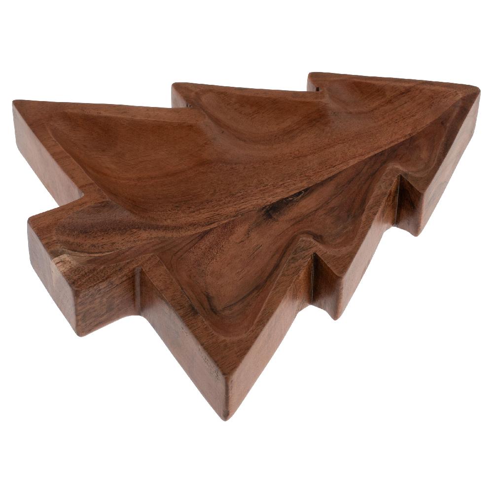 Karma Gifts Tree Wood Shaped Serving Bowl