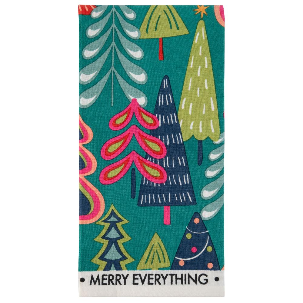 karma gifts Trees Holiday Shelly Tea Towel