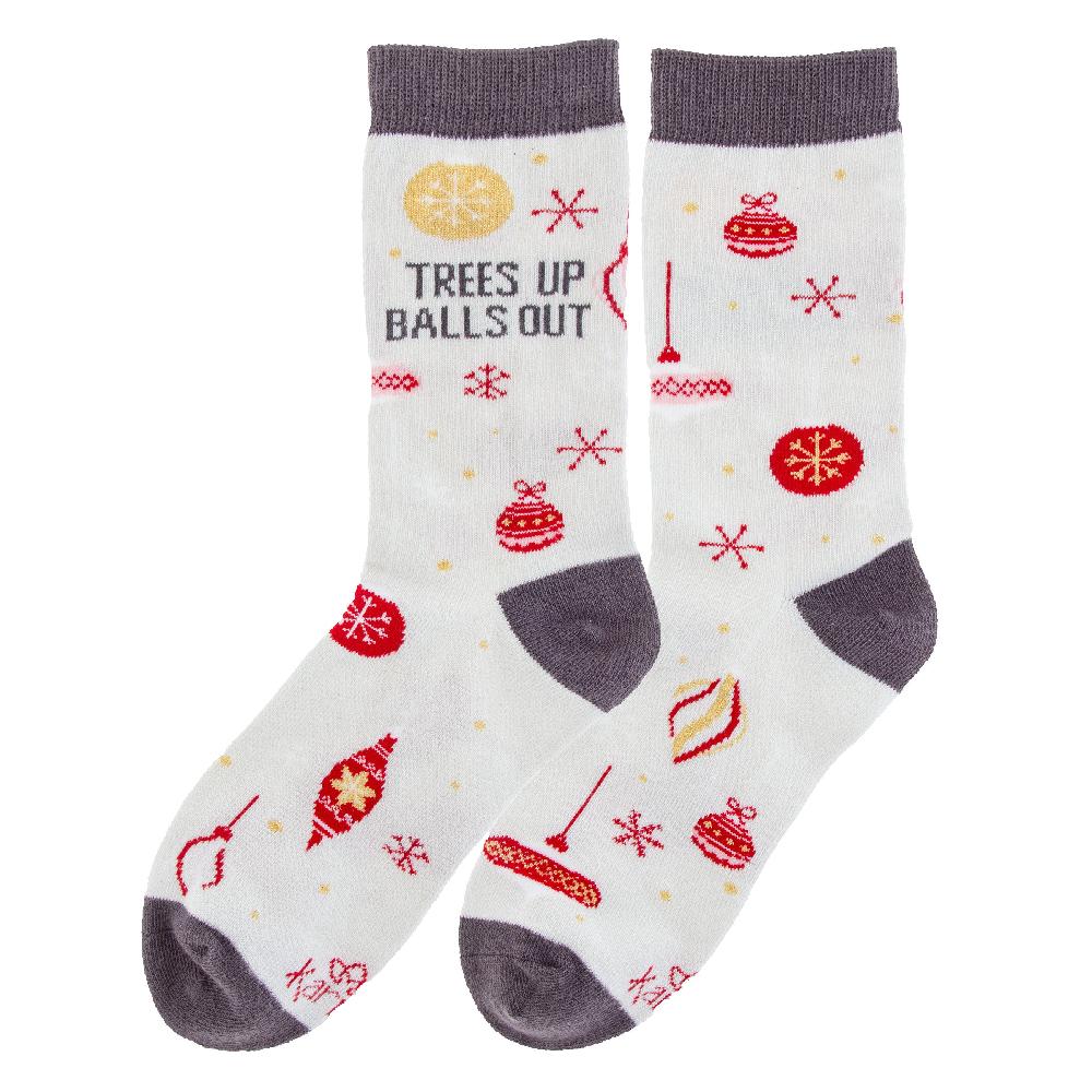 karma gifts Trees Up Holiday Socks