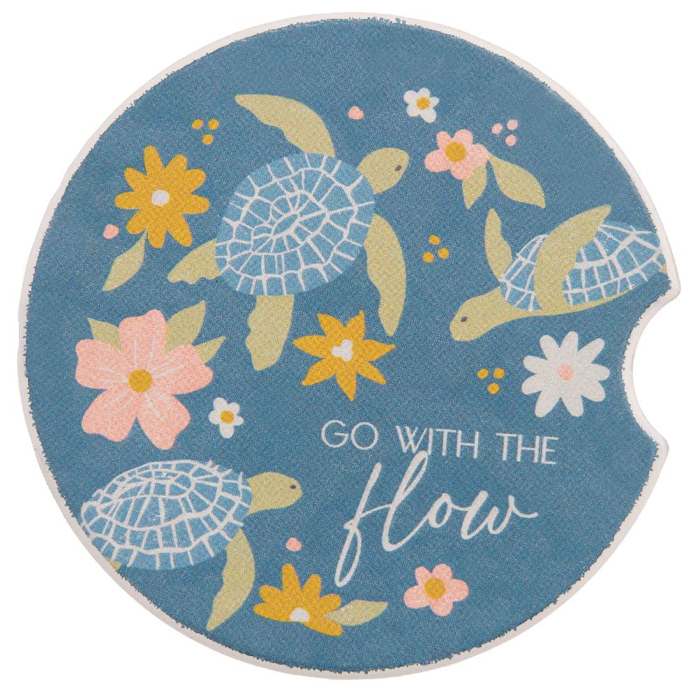 Karma Gifts Turtle Car Coasters