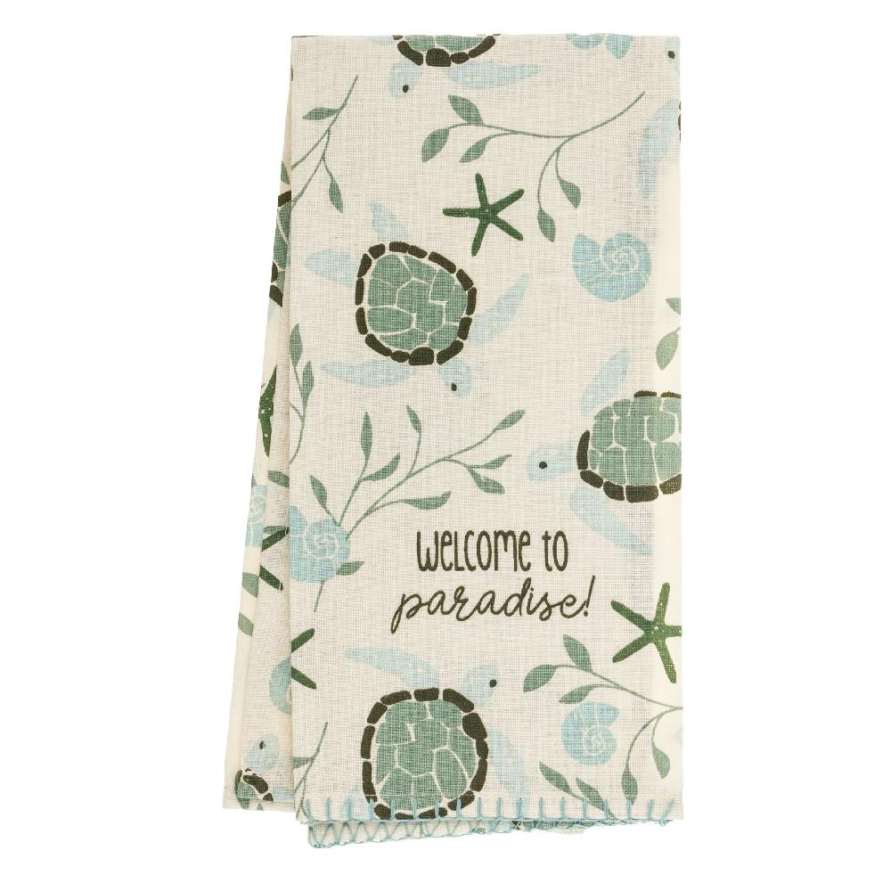 karma gifts Turtle Fiona Tea Towel