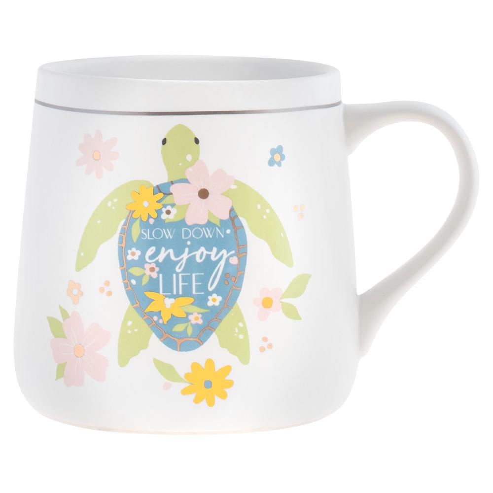Karma Gifts Turtle Flora Mugs