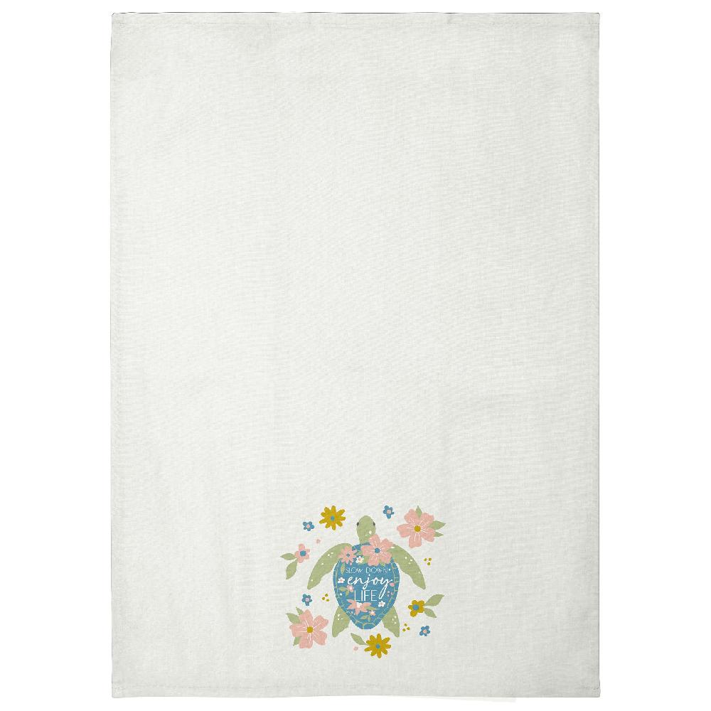 Karma Gifts Turtle Flora Tea Towels