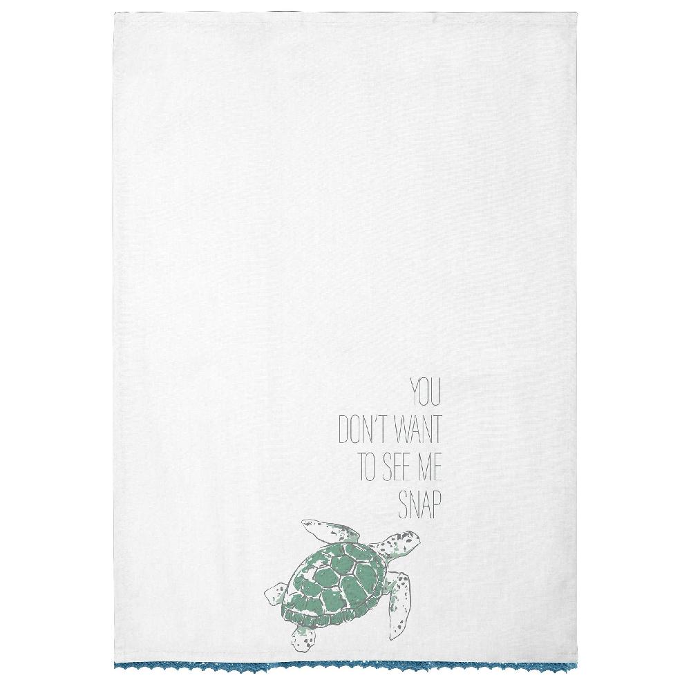 Karma Gifts Turtle Flour Sack Tea Towel