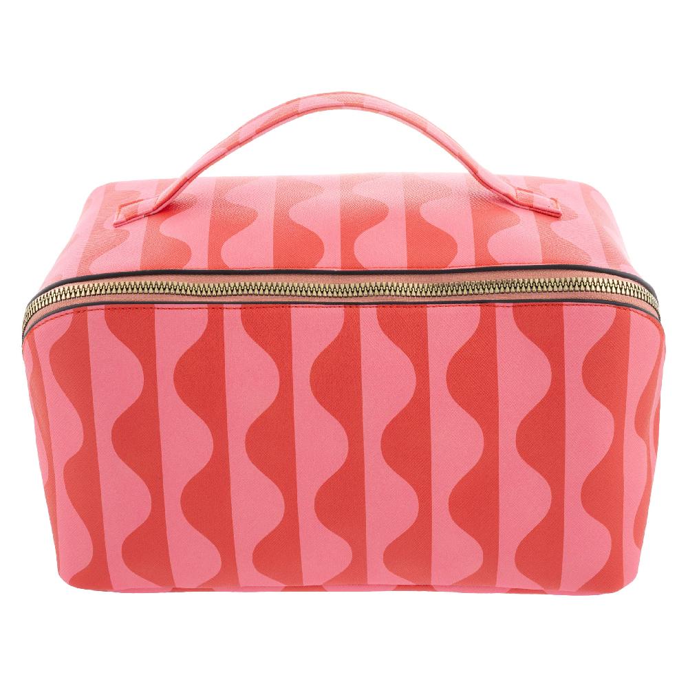 karma gifts Waves Jumbo Zip Cosmetic Bag