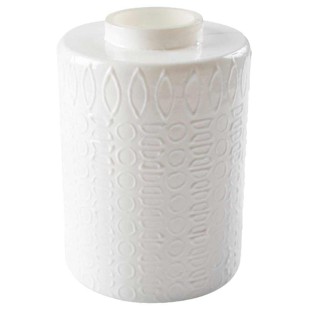 karma gifts White Mid Century Vase