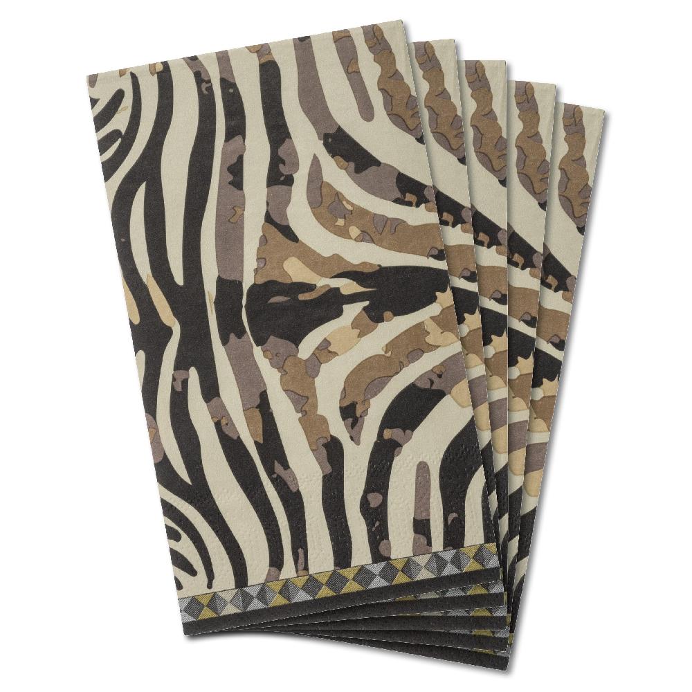 karma gifts Zebra Guest Towel Paper Napkins