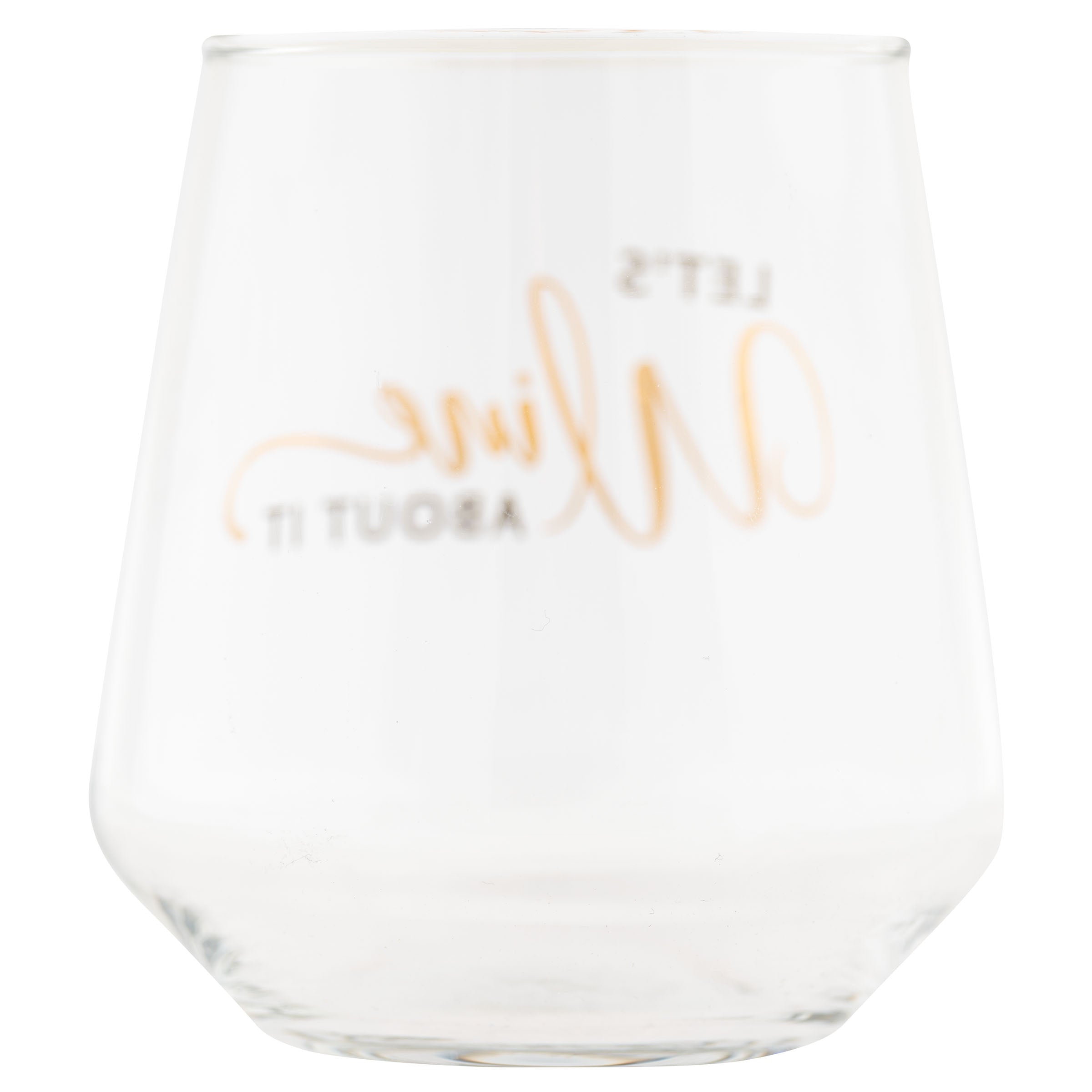 Karma Gifts Let's Wine About It Chic Stemless Wine Glass