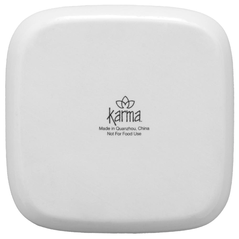 Karma Gifts Live Happy Flora Square Trinket Trays Large