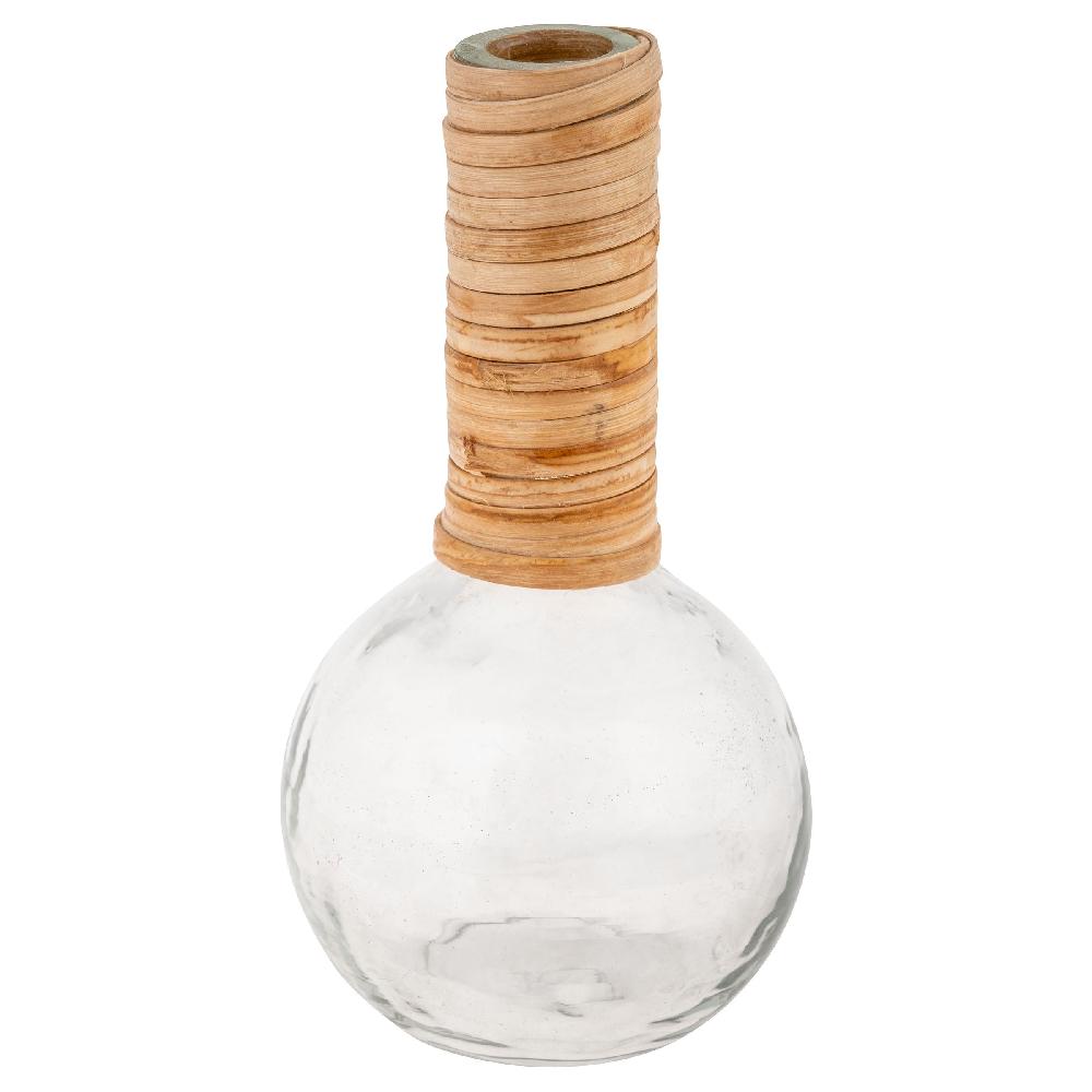 karma gifts Medium Catalina Glass & Cane Wrapped Vases