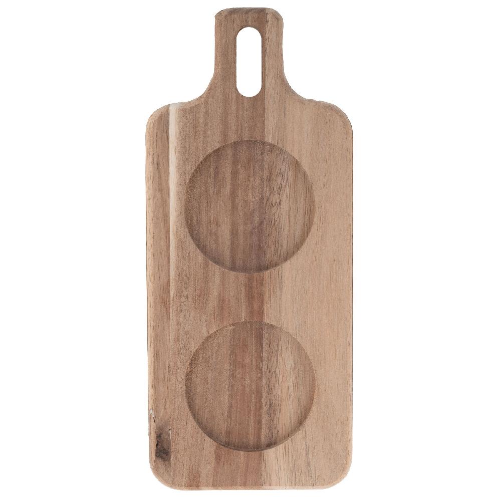 Karma Gifts Milo Salt & Pepper With Wood Tray Milo Salt & Pepper With Wood Tray