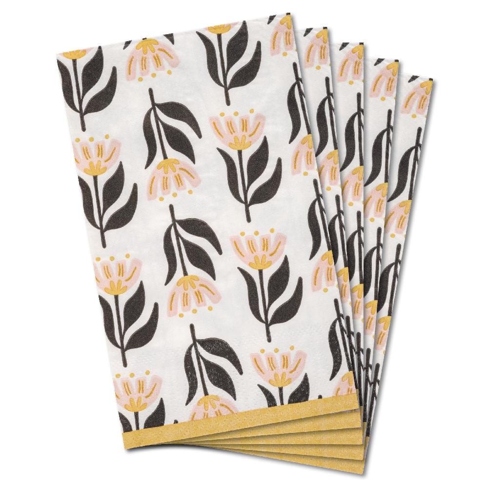 karma gifts Modish Flower Guest Towel Paper Napkins