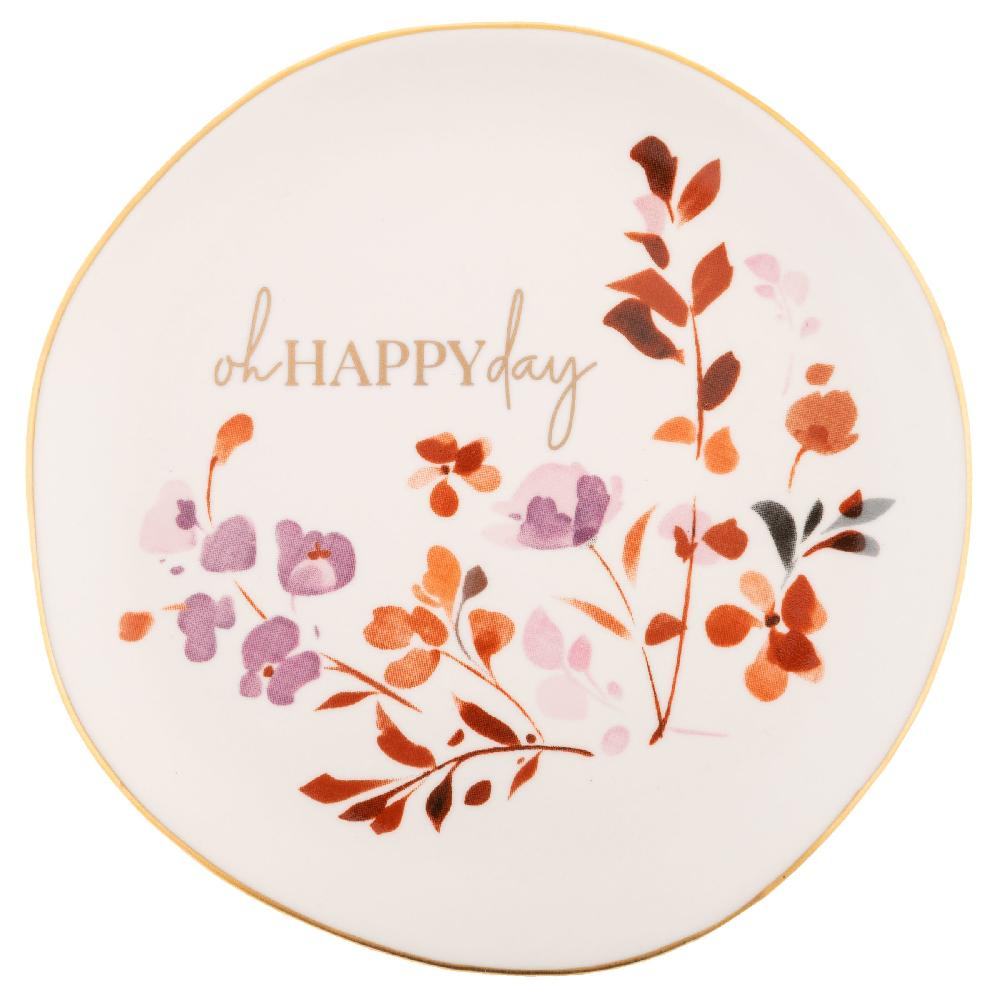 karma gifts Oh Happy Day Large Shaped Trinket Trays