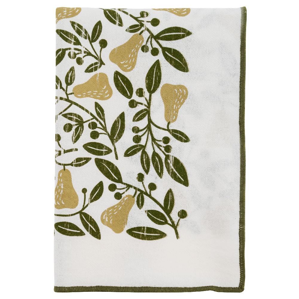 karma gifts Pear Tree Holiday Merrowed Edge Dinner Napkin