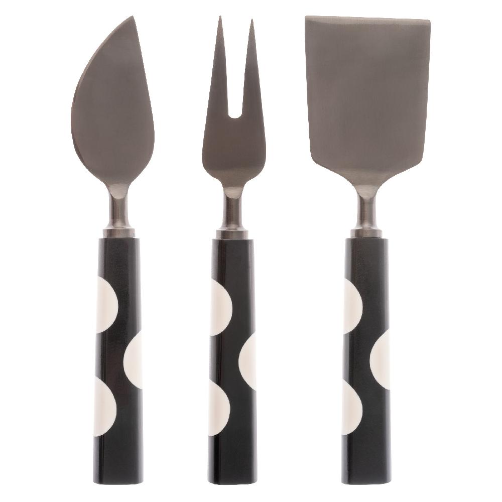 karma gifts Polka Dot Set of 3 Polka Dot Resin Cheese Tools