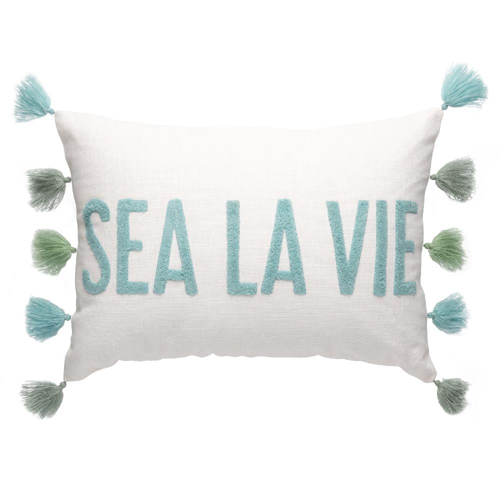 karma gifts Sea la Vie Waterfront Lumbar Throw Pillows