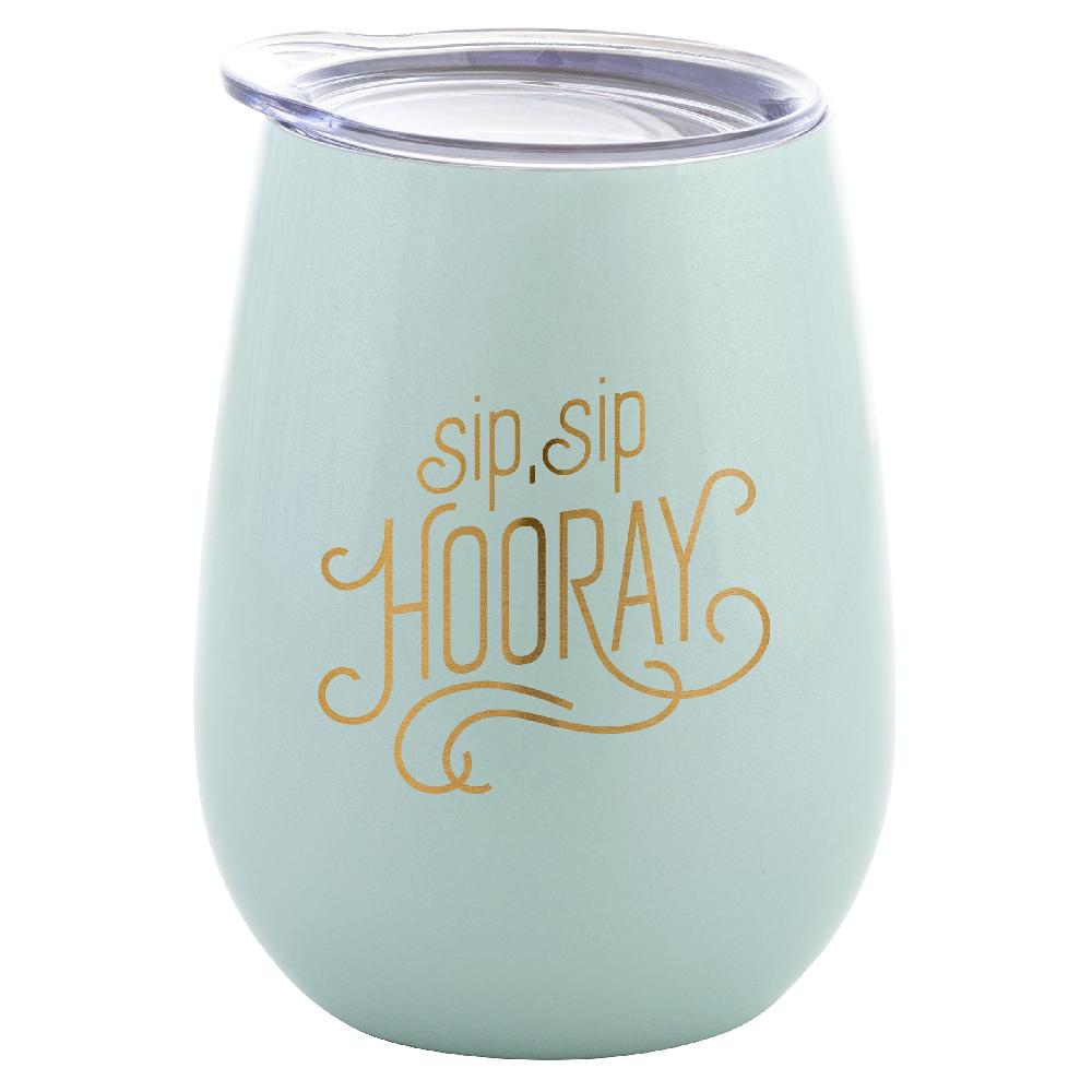 karma gifts Sip Sip Hooray Stainless Steel Wine Tumbler