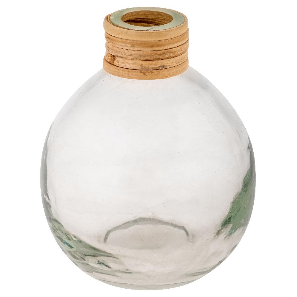karma gifts Small Catalina Glass & Cane Wrapped Vases