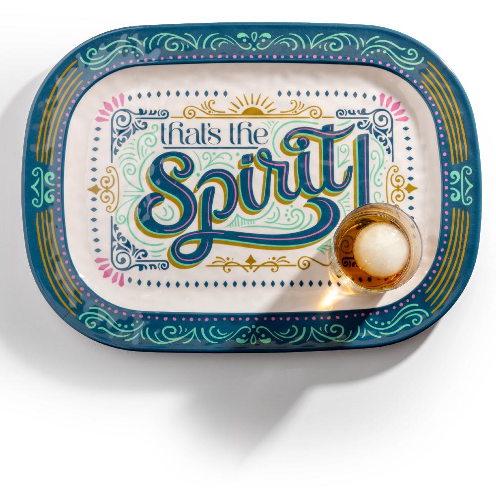 Karma Gifts That's The Spirit Melamine Serving Tray