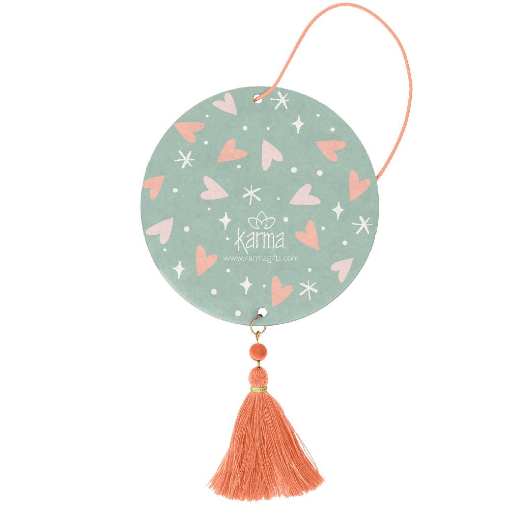 Karma Gifts Think Happy - Leather Scented Air Fresheners