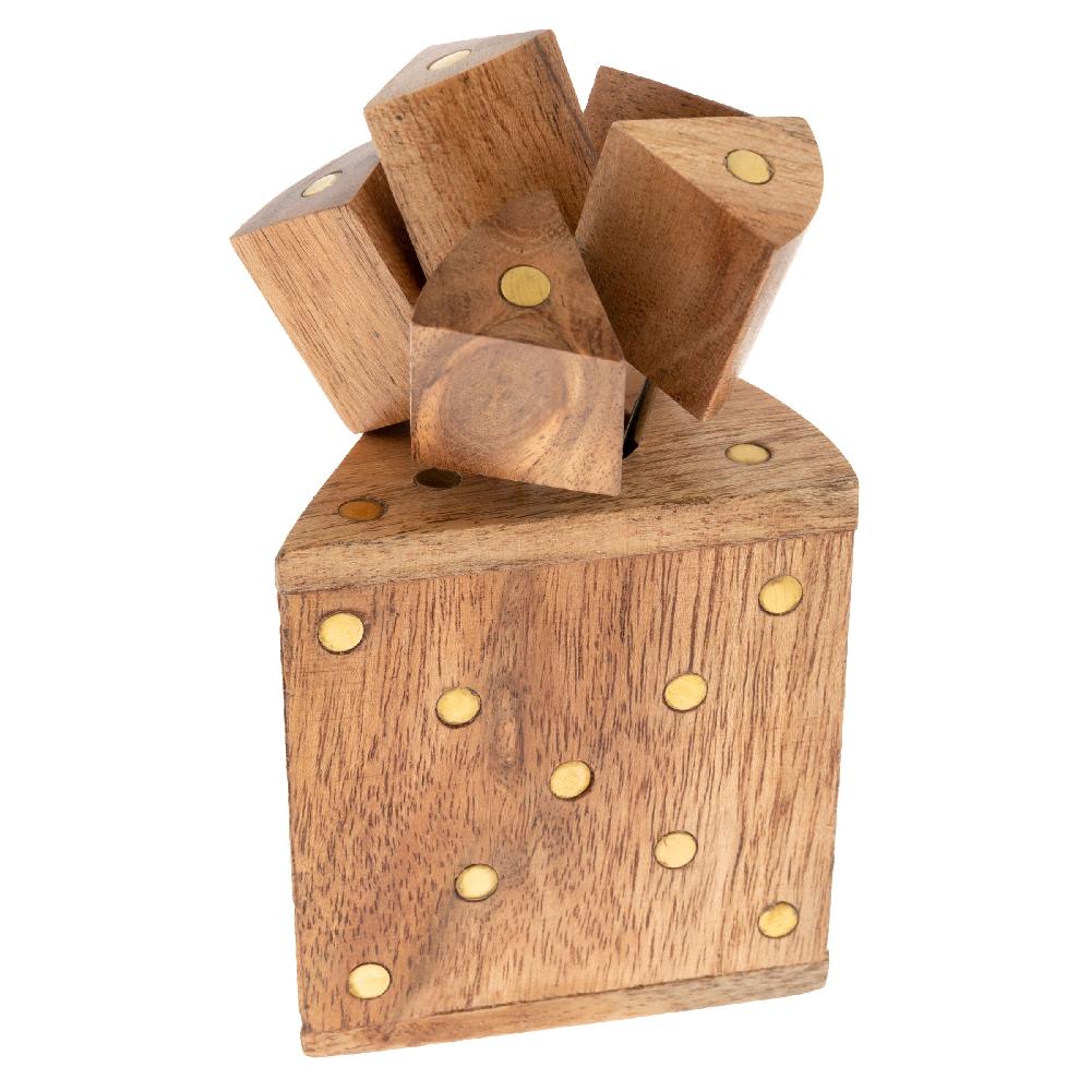 Karma Gifts Wood Cheese Picks With Holder Wood Cheese Picks