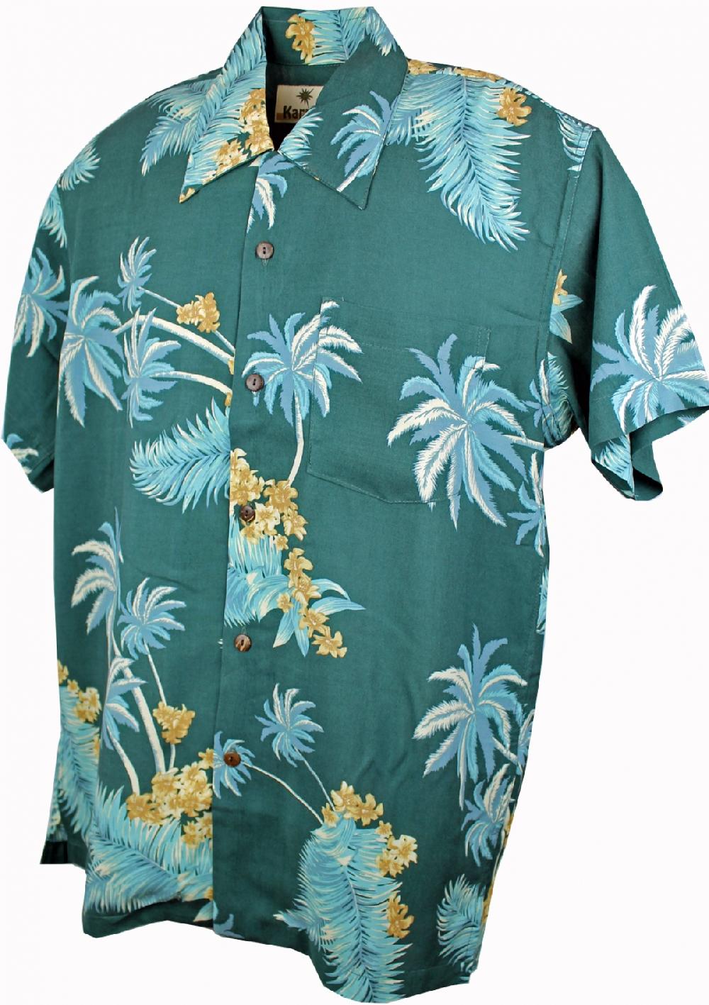 karmakula Atlanta Teal - Hawaiian Shirt