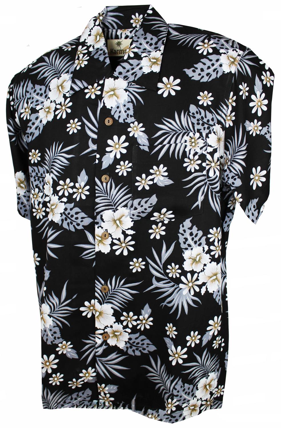 karmakula Bahamas Black - Hawaiian Shirt