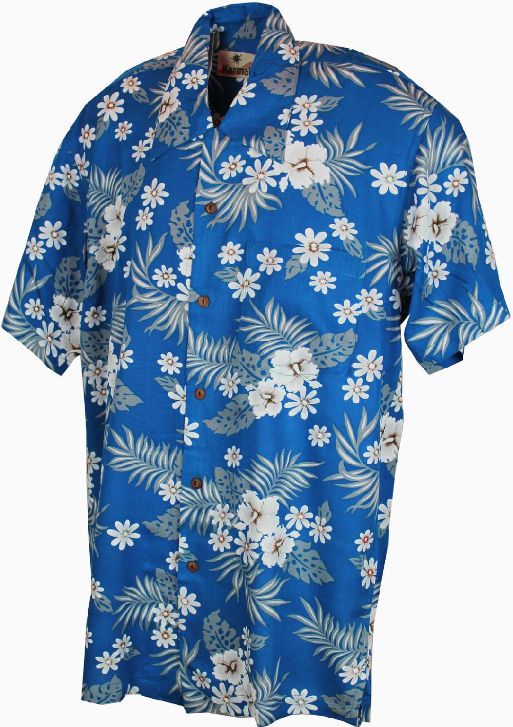 karmakula Bahamas L Blue - Hawaiian Shirt