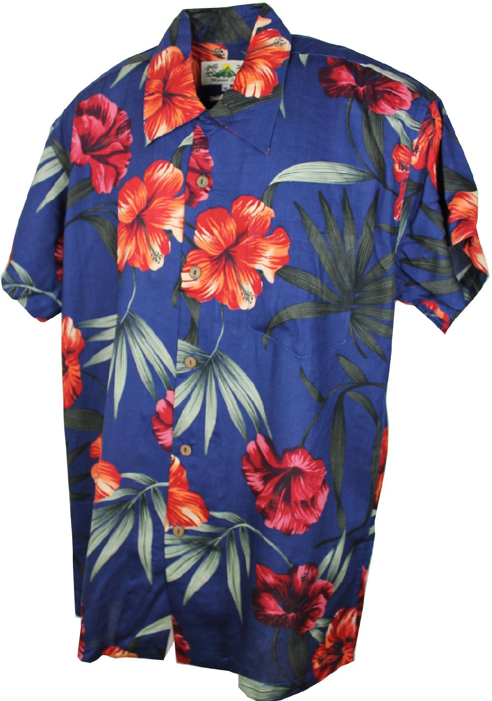 karmakula Barcelona Navy - Hawaiian Shirt