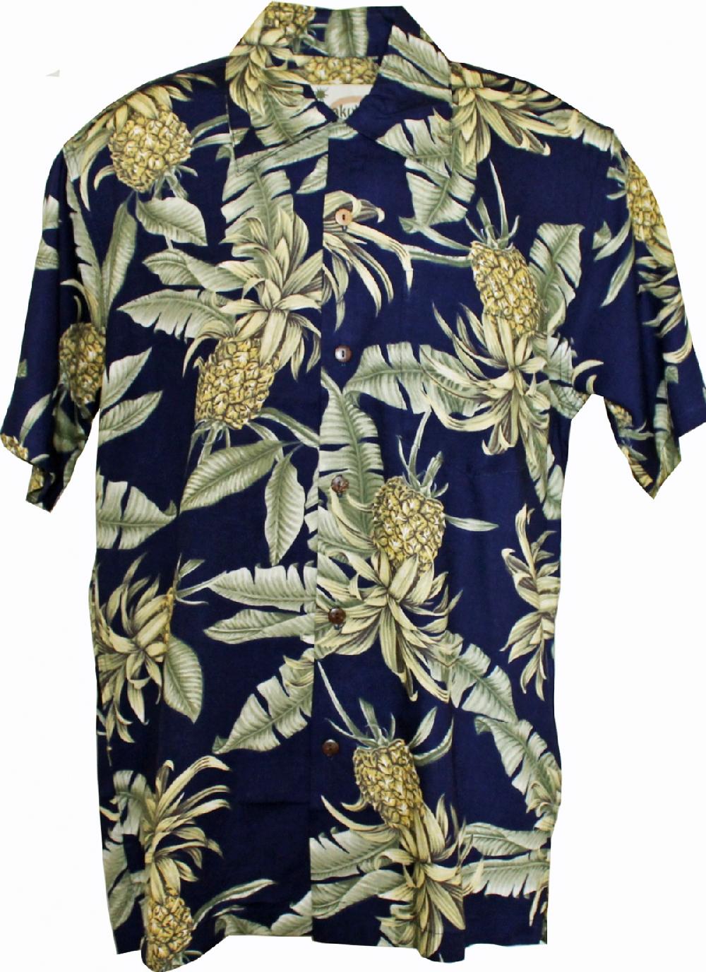 karmakula Big Pineapple Blue - Hawaiian Shirt