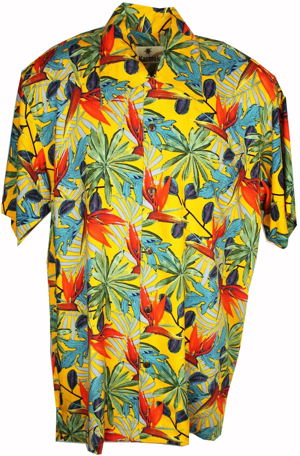 karmakula Caicos Yellow - Hawaiian Shirt