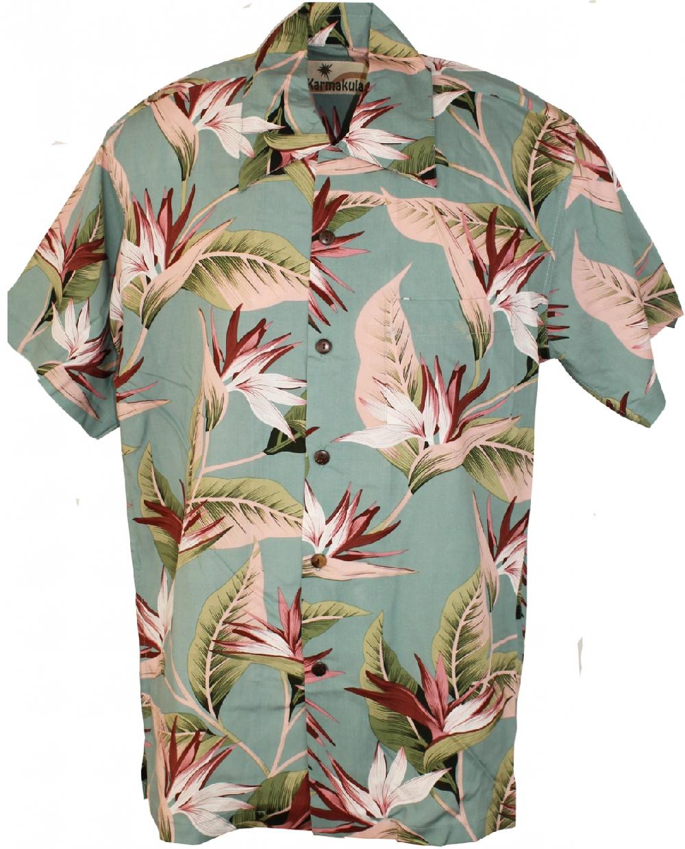 karmakula Cartagena Green - Hawaiian Shirt