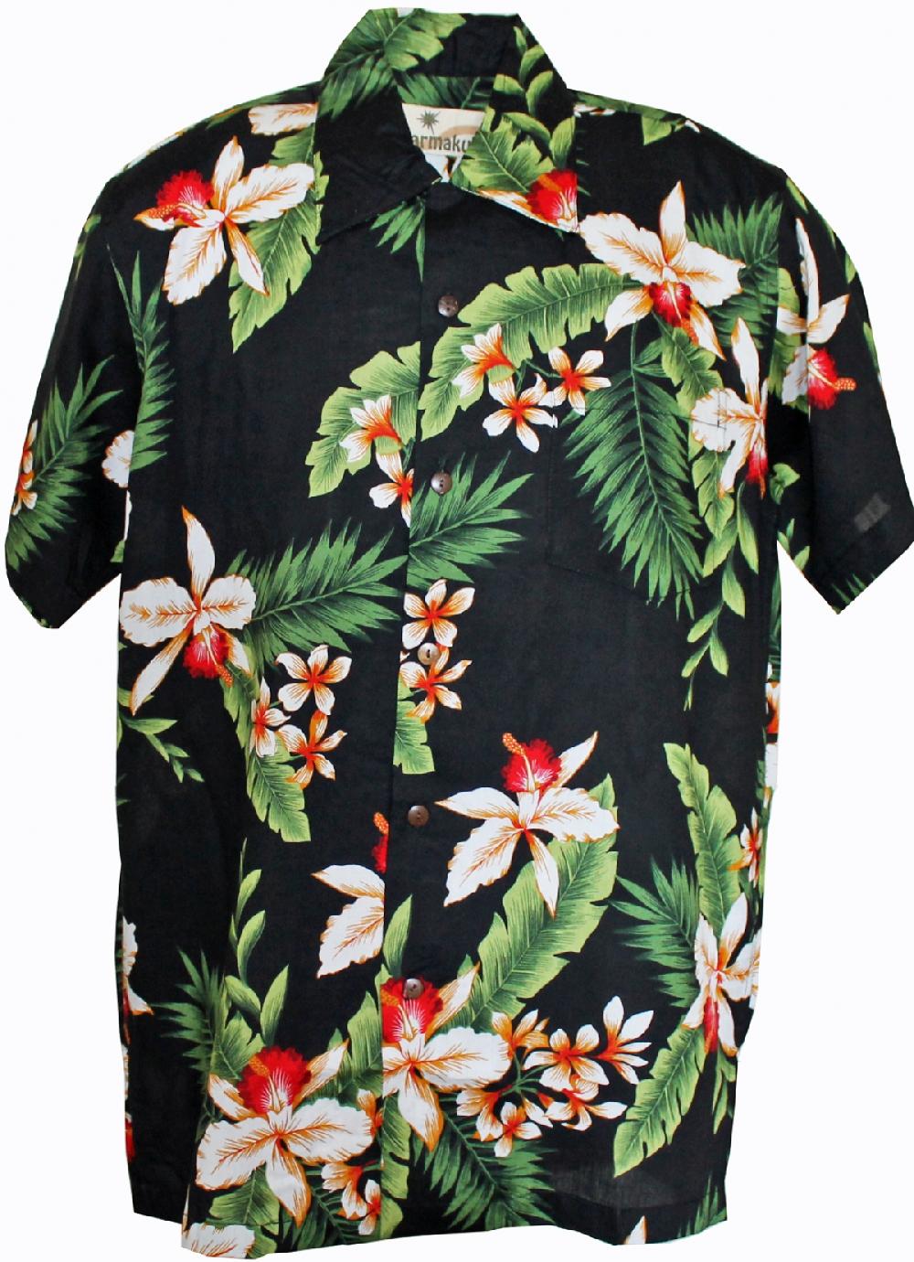 karmakula Cayo Black - Hawaiian Shirt